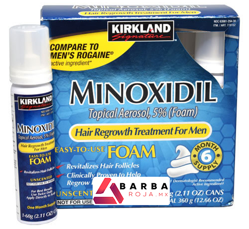 minoxidil espuma kirkland