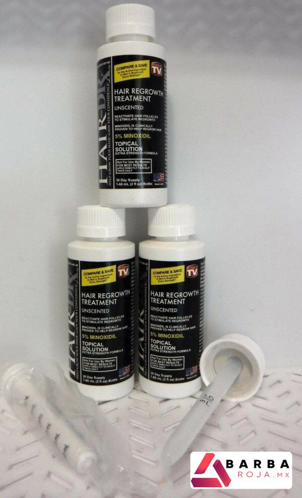 minoxidil hair drx 3 meses